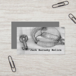 金属検出遺物鉄道ロック鍵宝 名刺