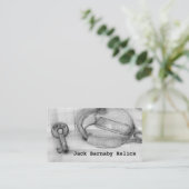 金属検出遺物鉄道ロック鍵宝 名刺 (スタンド正面)