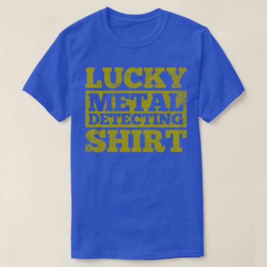 金属検出金属検出器は Tシャツ (デザイン正面)