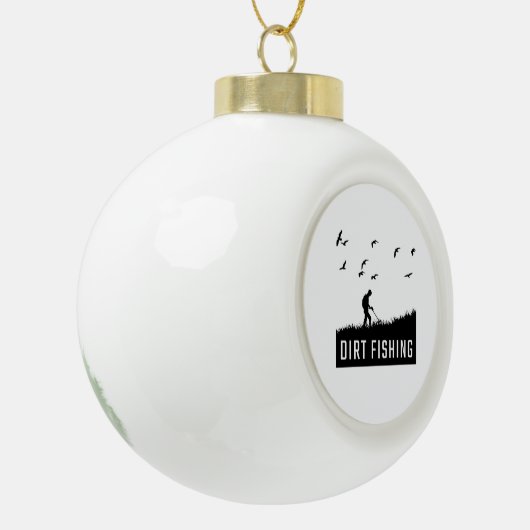 金属検出金属検出器 セラミックボールオーナメント (左)