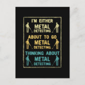 金属検出金属検出器 ポストカード (正面)