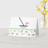 金属検出 カード (黄色い花)