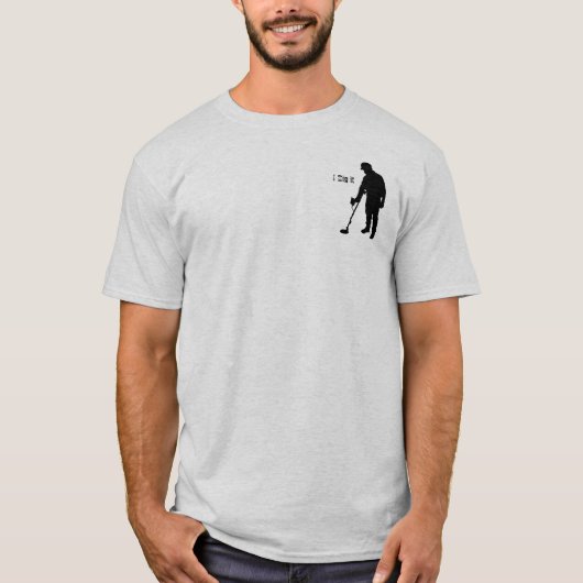 金属検出 – 私はそれを掘る – ClimaLite®ポロ Tシャツ (正面)