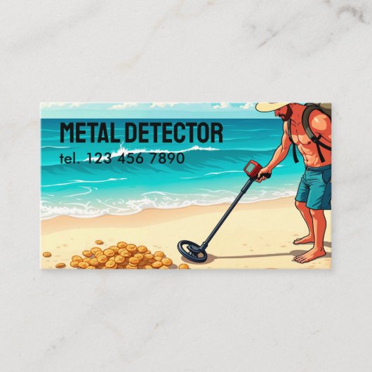 金属検出QR 名刺 (正面)