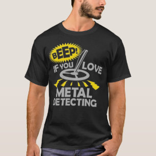 金属検知おもしろいTシャツ Tシャツ