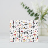 金属検知はがき ポストカード (スタンド正面)