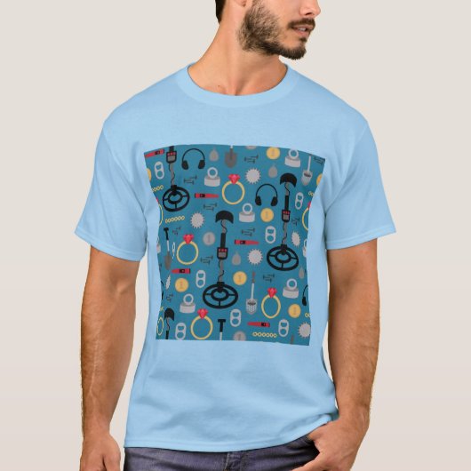金属検知Tシャツ Tシャツ (正面)