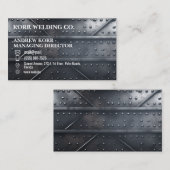 金属様溶接 名刺 (正面/裏面)