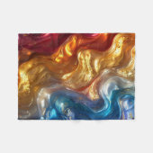 金属油スリックフリースブランケット フリースブランケット (正面(横))