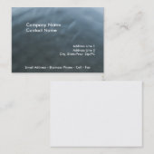 金属波反転カードテンプレート 名刺 (正面/裏面)