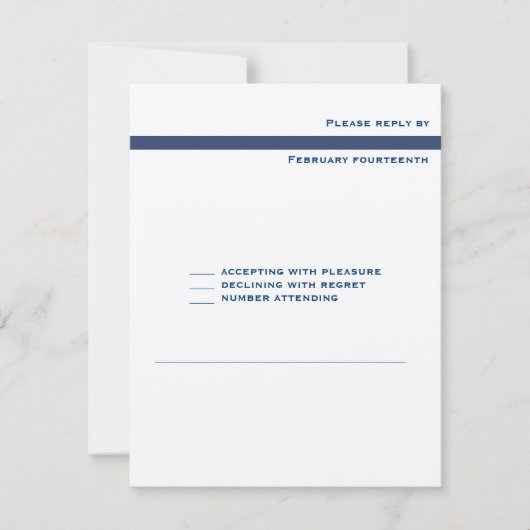 金属海軍バーの（ユダヤ教の）バル・ミツバーの招待状のヘブライに印を付けて下さい 出欠カード (正面)