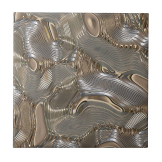 金属液体の金属 タイル