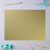 金属淡い色の金ゴールドティッシュペーパー 薄葉紙 (クラフト)