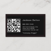 金属溶モダン接加工業者QR 名刺 (裏面)