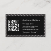 金属溶モダン接加工業者QR 名刺 (裏面)