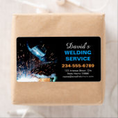 金属溶接施工業者ステッカーラベル ラベル (インサイチュ)