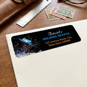 金属溶接製作住所ラベル ラベル