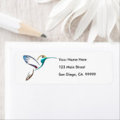 金属熱帯性ハミングバード ラベル (インサイチュ)