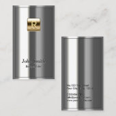 金属王室のボディビル名刺 名刺 (正面/裏面)