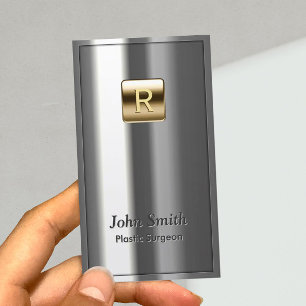 金属王室の形成外科医名刺 名刺