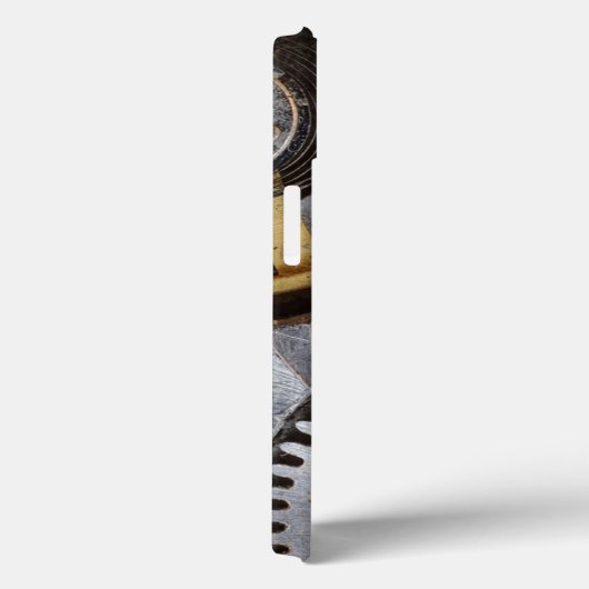 金属男らしルックギアスチームパンクイニシャル Case-Mate iPhoneケース (裏面 / 右)