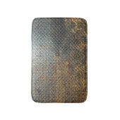 金属的な表面、反射する質感の背景。 バスマット (正面縦)