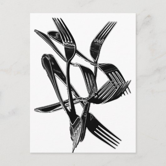 金属的 ポストカード (正面)