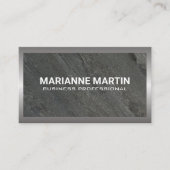 金属石板 名刺 (正面)
