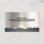 金属研削盤 | 鋼めっき 名刺 (裏面)