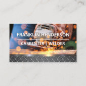 金属研削盤 | 鋼めっき 名刺 (正面)