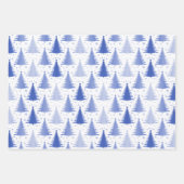 金属箔ブルーグリーンパイン ラッピングペーパーシート (正面3)