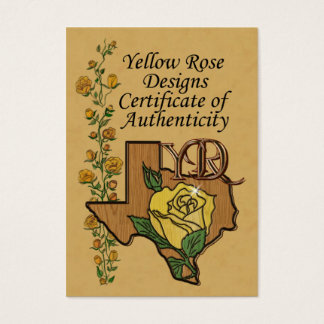 金属粘土ジュエリー真正性証明書