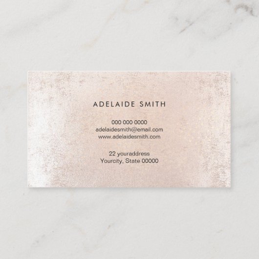 金属絵を描線 名刺 (裏面)