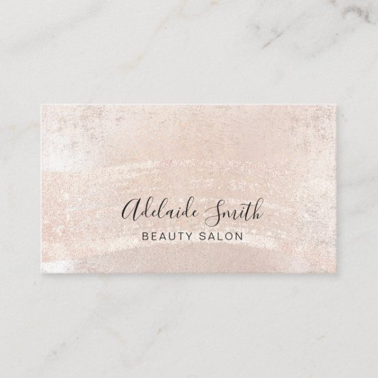 金属絵を描線 名刺 (正面)