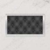 金属縁ど | 黒塗り背景 名刺 (裏面)