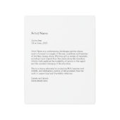 金属美術館プラークの看板 メタルプリント (正面)