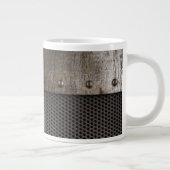 金属背景 ジャンボコーヒーマグカップ (右)