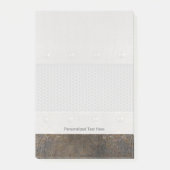 金属背景 ポストイット (正面)