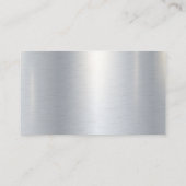 金属背景 |丸鋸 名刺 (裏面)