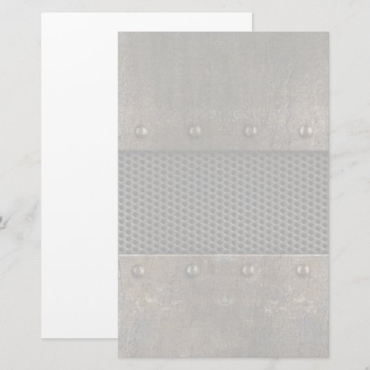 金属背景 便箋 (正面/裏面)