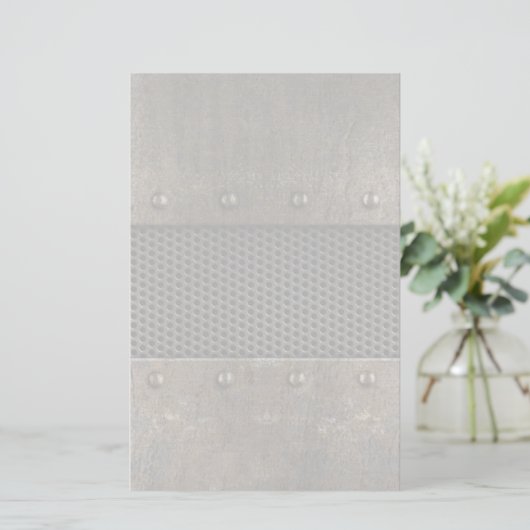 金属背景 便箋 (スタンド正面)