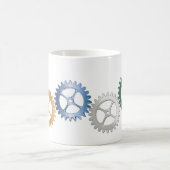 金属色のギア コーヒーマグカップ (中央)