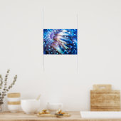 金属色サンゴ ポスター (キッチン)