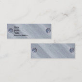 金属製ねじプロファイルカード スキニー名刺 (正面/裏面)