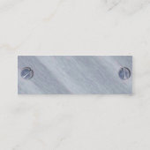 金属製ねじプロファイルカード スキニー名刺 (裏面)