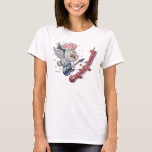 金属製のクピッダント女性用基本Tシャツ Tシャツ
