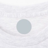 金属製のシルバー製鉄オンラベル1インチラウンド ラベル (貼付)