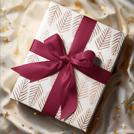 金属製の松の木 – 銅 ラッピングペーパーシート