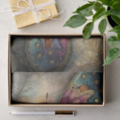 金属製の蝶のデコパージュ 薄葉紙 (ギフト)