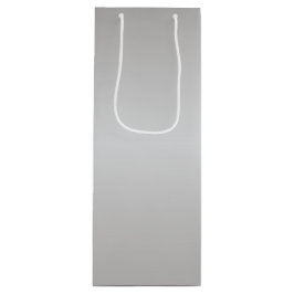 金属製の銀ベル ワインギフトバッグ